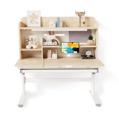 Bộ bàn học thông minh gỗ tự nhiên LEO X1200