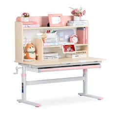 Bộ bàn học thông minh gỗ tự nhiên LEO X1200