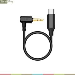  Cáp Âm Thanh Dạng Thẳng TRS - Type-C / TRS - Lightning / Type-C To Type-C, Type-C To Lightning, Kết Nối Micro Với Máy Ảnh, Điện Thoại, Máy Tính 