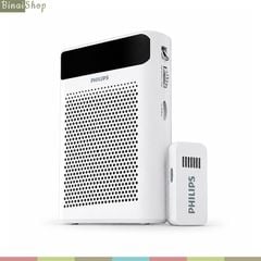  PHILIPS SBM601 – Máy Trợ Giảng Mic Cài Áo Không Dây 10W, DSP Chống Hú, Bluetooth 6.0, Pin 4000mAh 