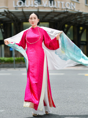  ÁO DÀI LỤA 4 TÀ 