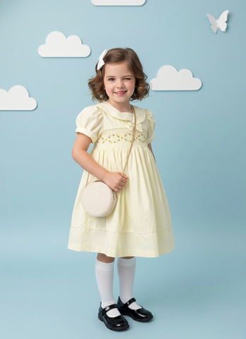  Đầm Smock Thuỷ Thủ 