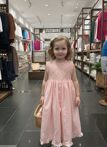  Đầm Smock Sát Nách 