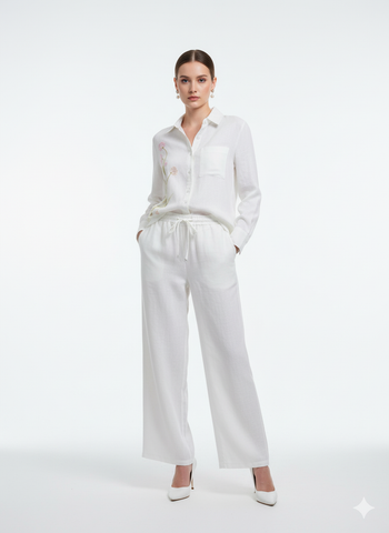  BỘ SƠ MI LINEN TAY DÀI QUẦN DÀI 