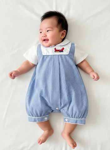  Liền quần smock bé trai TNQN 