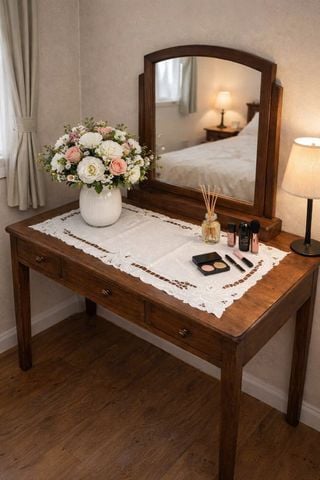  Khay dài Thêu trắng 50*130cm CVN 