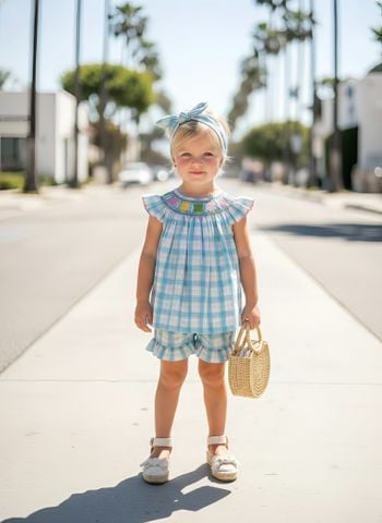  Bộ Smock bé gái 1-3Y (06980) 