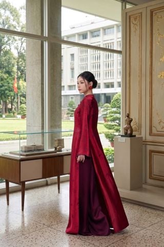  Bộ áo dài lụa 2 tà 