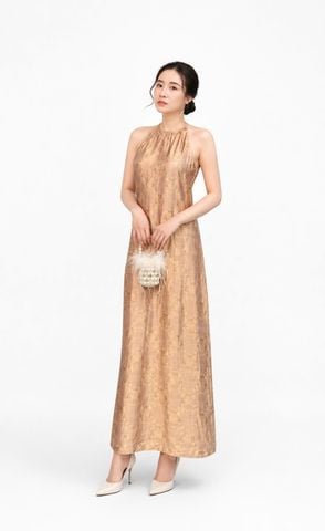  Đầm lụa cổ Yếm 