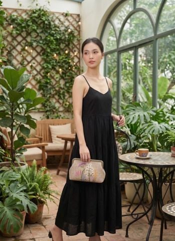  Ví kẹp đồng 13*23 Thêu tay 