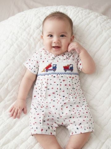 Liền smock viền trắng TNQN 