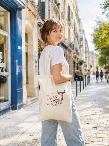  Túi Canvas thêu tay độc bản 