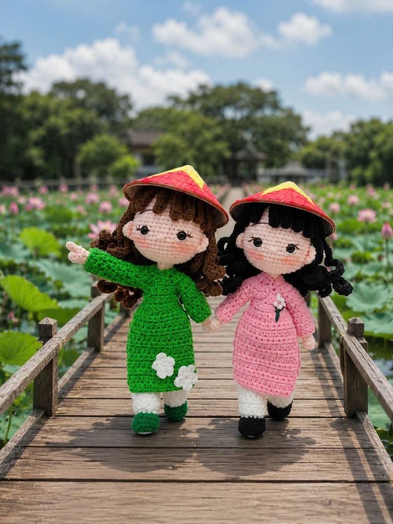  Búp bê Áo dài 30cm 