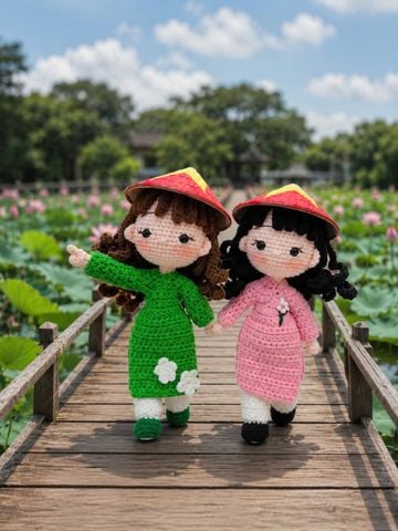  Búp bê Áo dài 30cm 