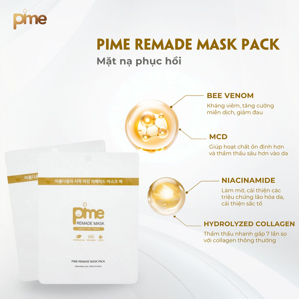  Mặt nạ phục hồi - Pime Remade Mask Pack 