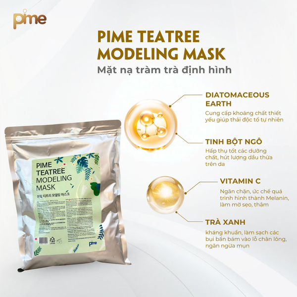  Mặt nạ tràm trà định hình - Pime Tea Tree Modeling Mask 