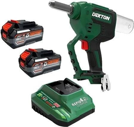 Combo Máy Rút Đinh Rivet Pin 21V DEKTON M21-RVG64BL Brushless