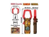 Ampe Kềm Đo AC/DC 1000A-6000 Số Đếm INGCO DCM610002