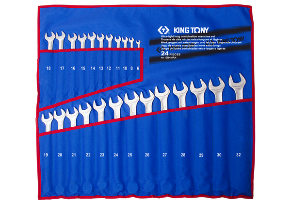 Bộ Cờ Lê Vòng Miệng 24 Chi Tiết 6-32mm Kingtony 12B4MRN