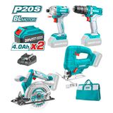 Bộ Combo 4 Máy Dùng Pin 20V Total TCKLI20104