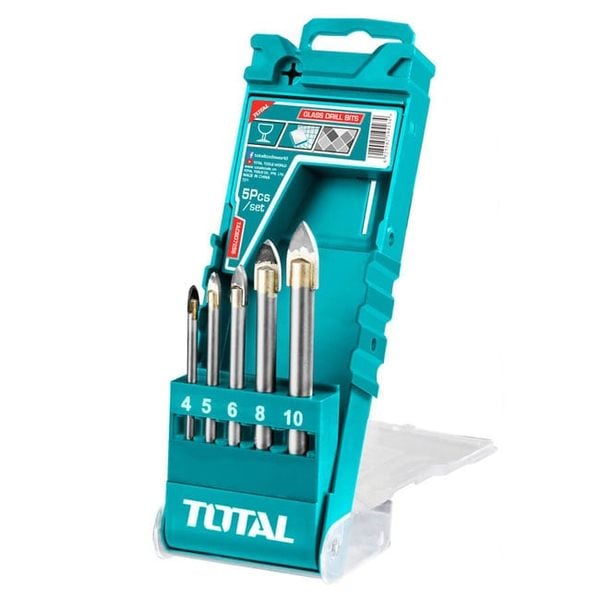 Bộ Mũi Khoan Kiếng (kính) 5 chi tiết 4-10mm Total TACSD7256