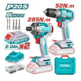 Combo Máy Khoan & Vặn Vít Dùng Pin 20V Total TCKLI20272