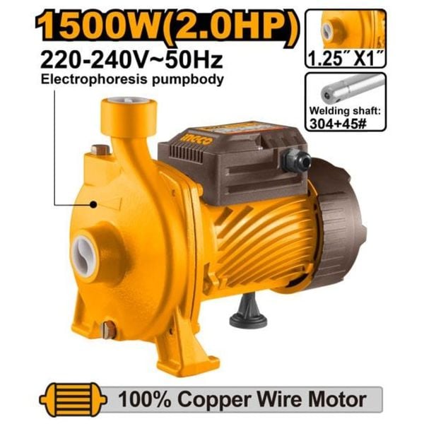 Máy bơm nước 1500W 2HP Ingco CPM150068