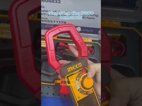 Ampe Kềm Đo AC/DC 1000A-6000 Số Đếm INGCO DCM610002