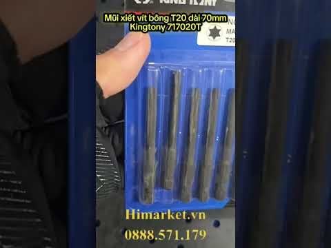Mũi xiết vít bông T20 dài 70mm Kingtony 717020T