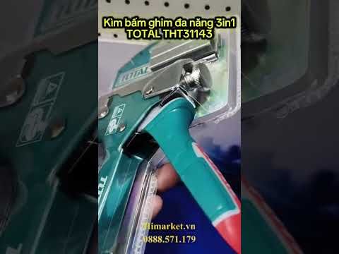 Kìm Bấm Ghim Đa Năng 3 Trong 1 Total THT31143