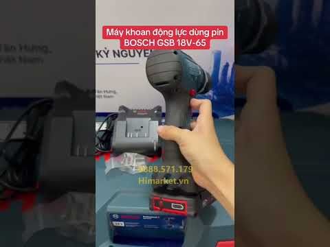 Máy Khoan Động Lực Dùng Pin 18V Bosch GSB 18V-65 (2 Pin & 1 Sạc)