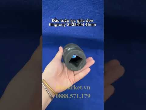 Đầu Tuýp Lục Giác Đen 1" Kingtony 843541M 41mm – Đầu Khẩu Chịu Lực Cho Gara Và Công Nghiệp