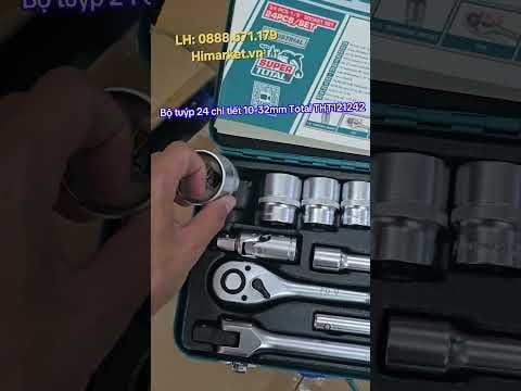 Bộ 24 Cái đầu Tuýp 1/2inch Total THT121242