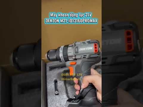 Bộ Máy khoan động lực dùng pin 21V Dekton M21-ID13160PROMAX