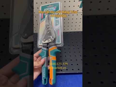 Kéo cắt tôn mũi thẳng Total THT522106 10"