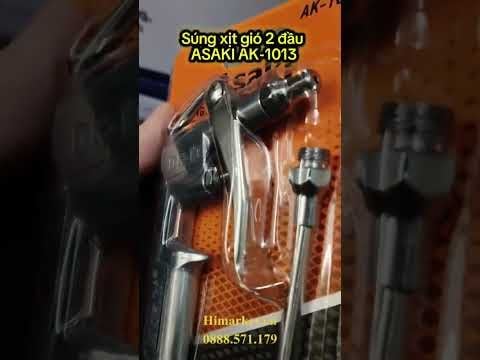 Súng xịt gió 2 đầu Asaki AK-1013