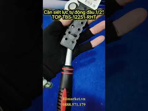 Cần Siết Tự Động 1/2 TOP TBS-12251-RHT Cán Bọc Nhựa Đỏ Đen – Cần Tự Động 36 Răng Chính Hãng Đài Loan