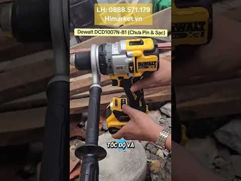 Máy Khoan Động Lực Dùng Pin 20V Dewalt DCD1007N-B1 (Chưa Pin & Sạc)