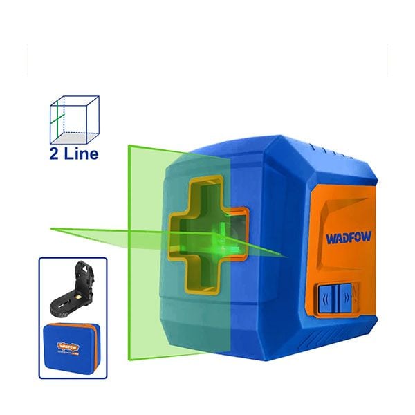 Máy cân mực laser 2 tia xanh Wadfow WLE2M02 chính hãng, độ chuẩn cao