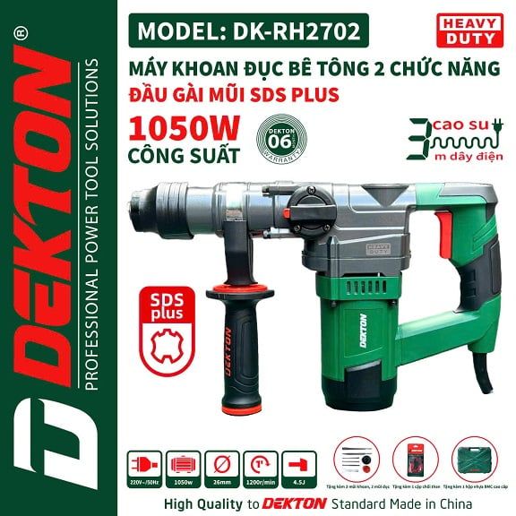 may-khoan-duc-be-tong-2-chuc-nang-1050w-dekton-dk-rh3002xpro-mau-oliu