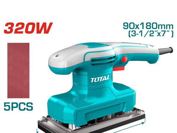 Máy chà nhám chữ nhật 320W Total TF1301836