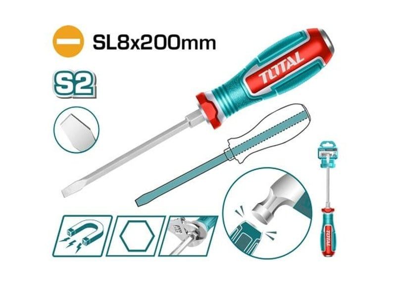 tua-vit-dep-dong-xuyen-sl8x200mm-total-tgtsl8200