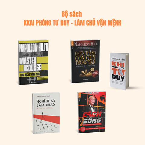 Bộ sách Khai phóng tư duy - Làm chủ vận mệnh