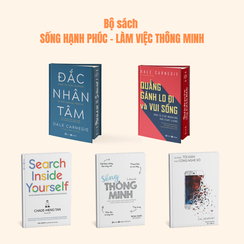 Bộ sách Sống hạnh phúc - Làm việc hiệu quả