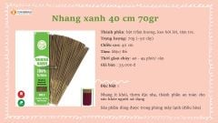 Nhang xanh 40 cm 70gr