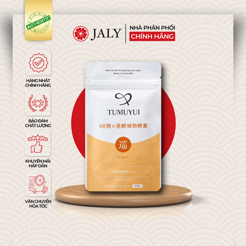  (CHÍNH HÃNG) VIÊN UỐNG ENZYME KAICHO MEGURU TUMUYUI - HỖ TRỢ GIẢM CÂN, GIẢM MỠ, CẢI THIỆN TIÊU HOÁ, TĂNG HẤP THU DƯỠNG CHẤT & ĐẸP DA 