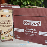  Sữa lúa mì gạo yến mạch hạt phỉ hữu cơ Ecomil 