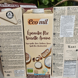 Sữa lúa mì gạo yến mạch hạt phỉ hữu cơ Ecomil 