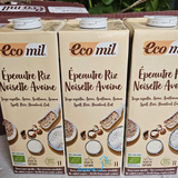  Sữa lúa mì gạo yến mạch hạt phỉ hữu cơ Ecomil 