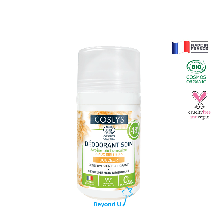  Lăn khử mùi hữu cơ cho da nhạy cảm Coslys 50ml 